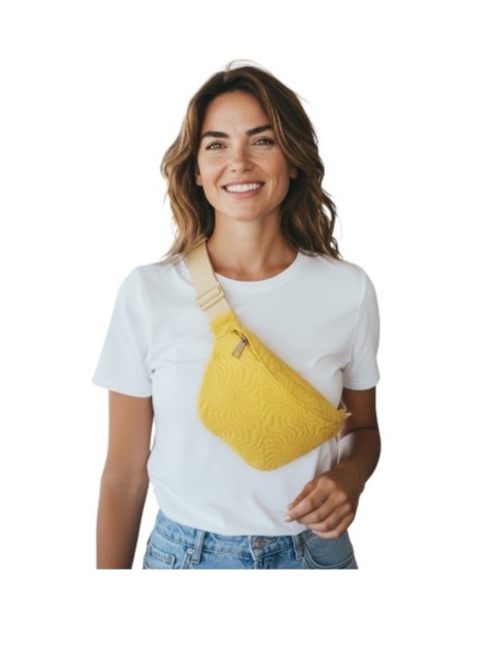 No Boundaries Yellow Crossbody Bag